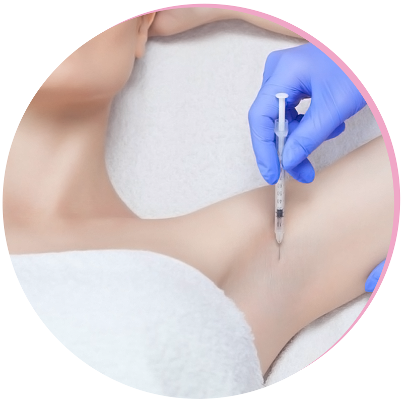 Izzadásgátlás botox injekcióval